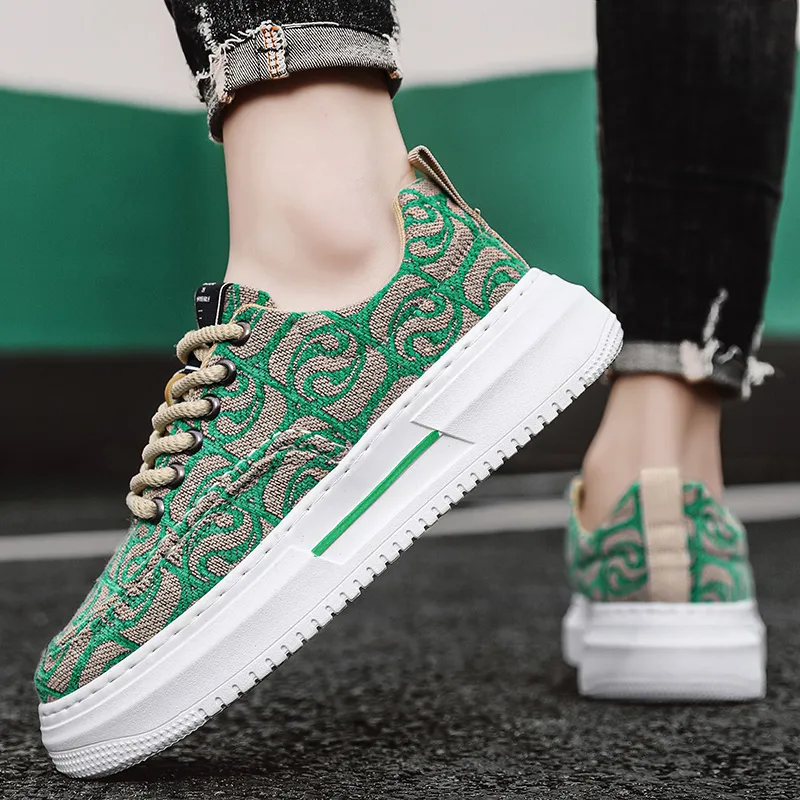 PROTECTCAMEL Anti Slip Wear Resistant Low Top Skateboard Shoes Men's-5