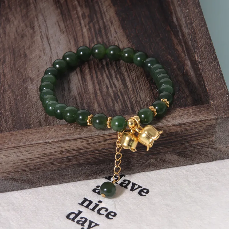 MEOBURLIY Colored Glaze Bracelets Women's-5
