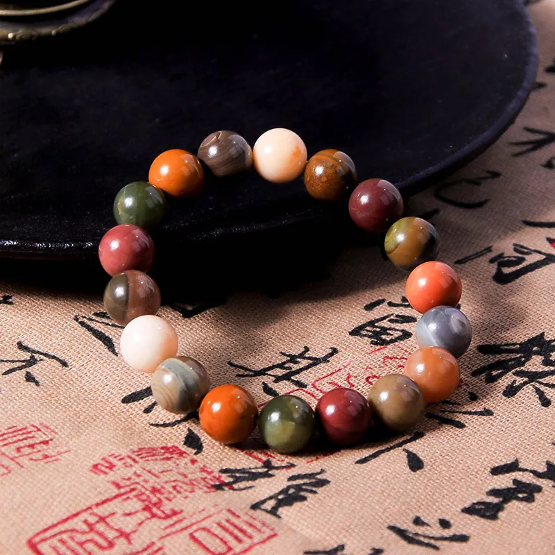 MEOBURLIY Colored Glaze Bracelets Unisex-3