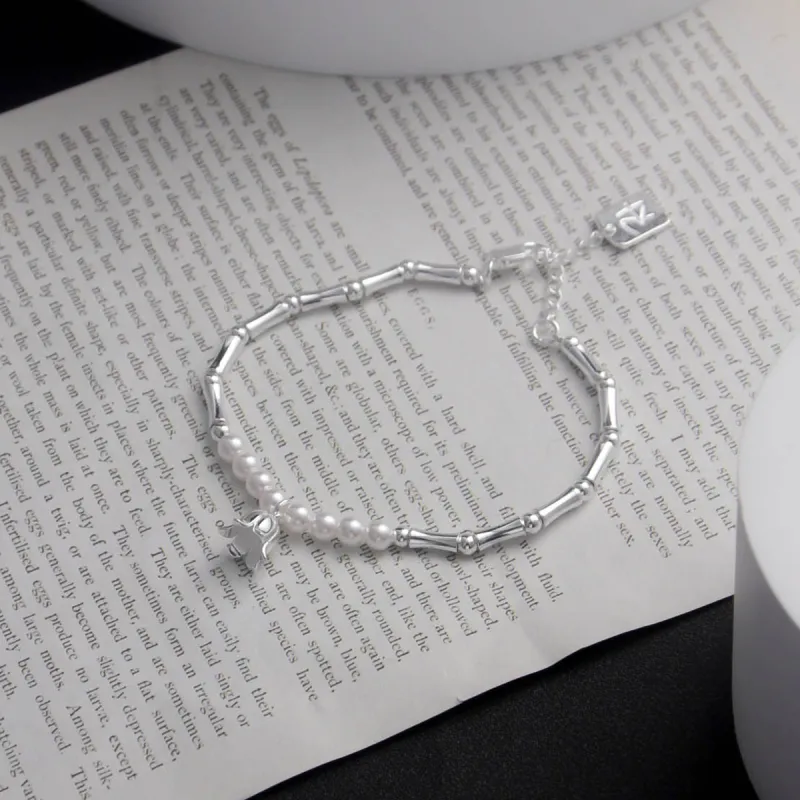 MEOBURLIY S925 Silver Bracelets Women's-2
