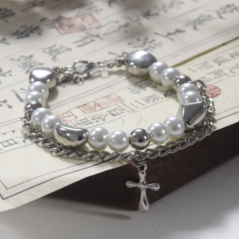MEOBURLIY Alloy Bracelets Women's-4