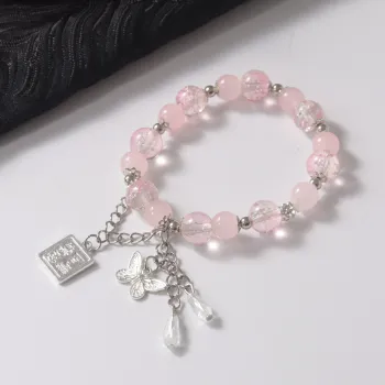 MEOBURLIY Colored Glaze Bracelets Women's