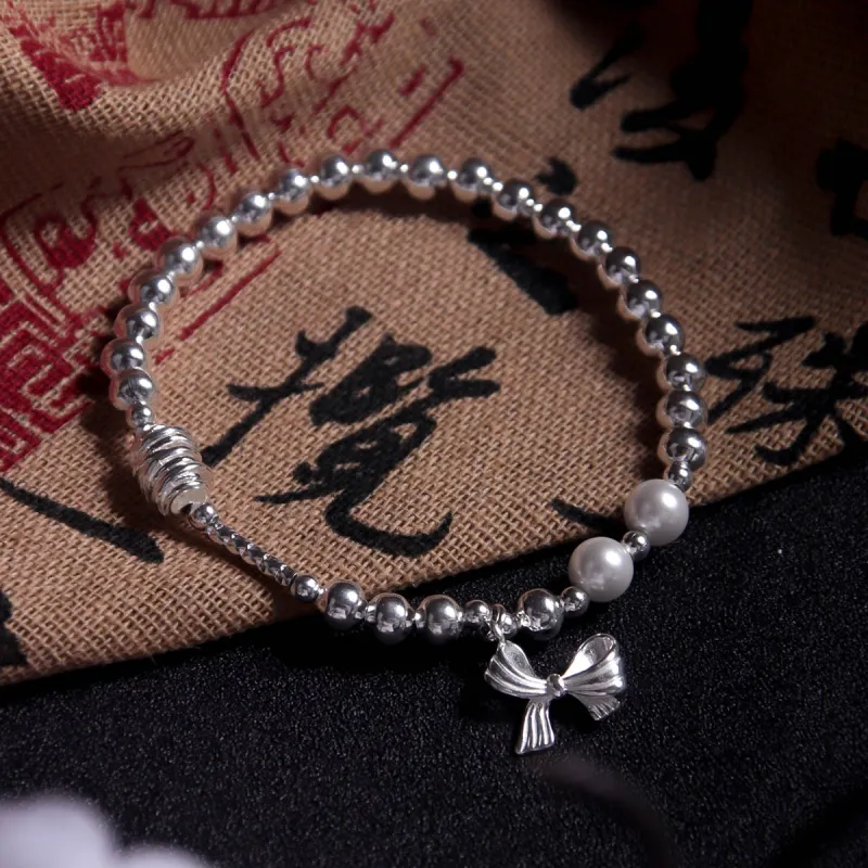 MEOBURLIY S925 Silver Bracelets Women's-3