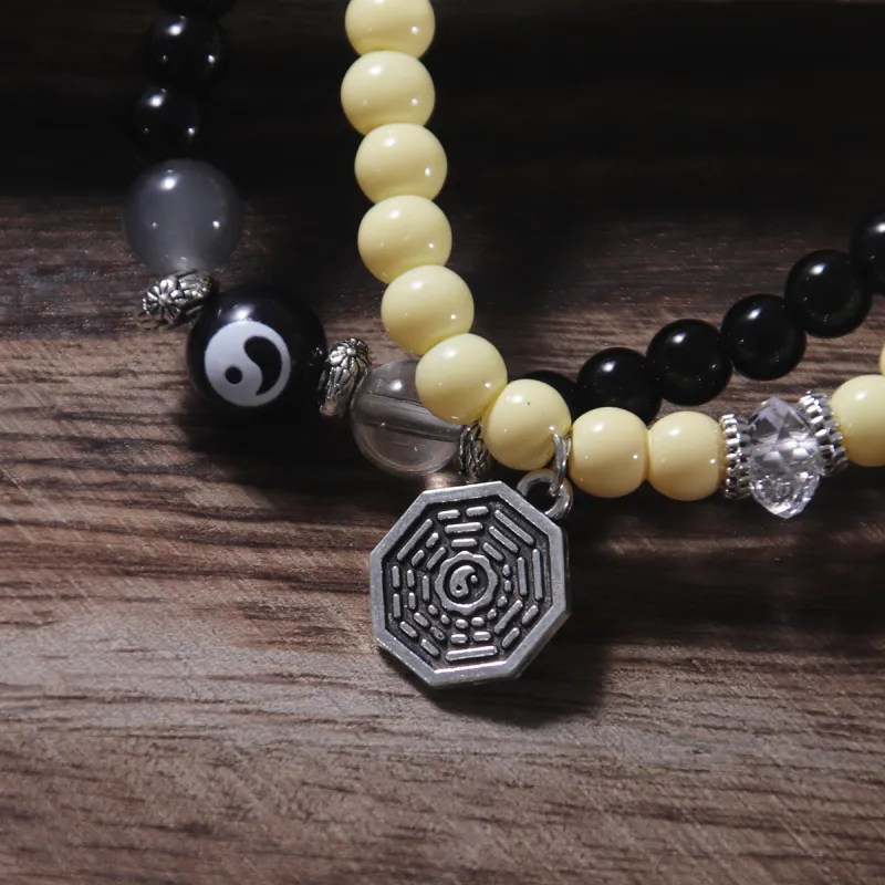 MEOBURLIY Colored Glaze Bracelets Unisex-6