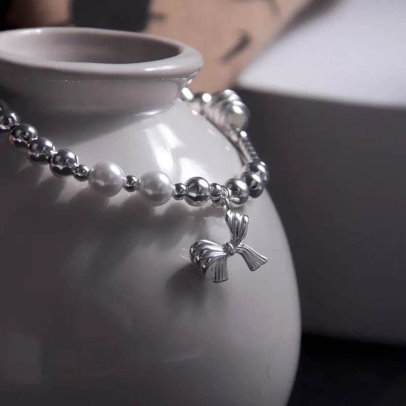 MEOBURLIY S925 Silver Bracelets Women's-7