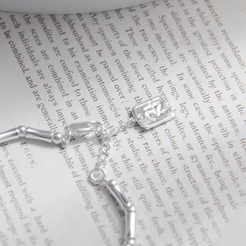 MEOBURLIY S925 Silver Bracelets Women's-5