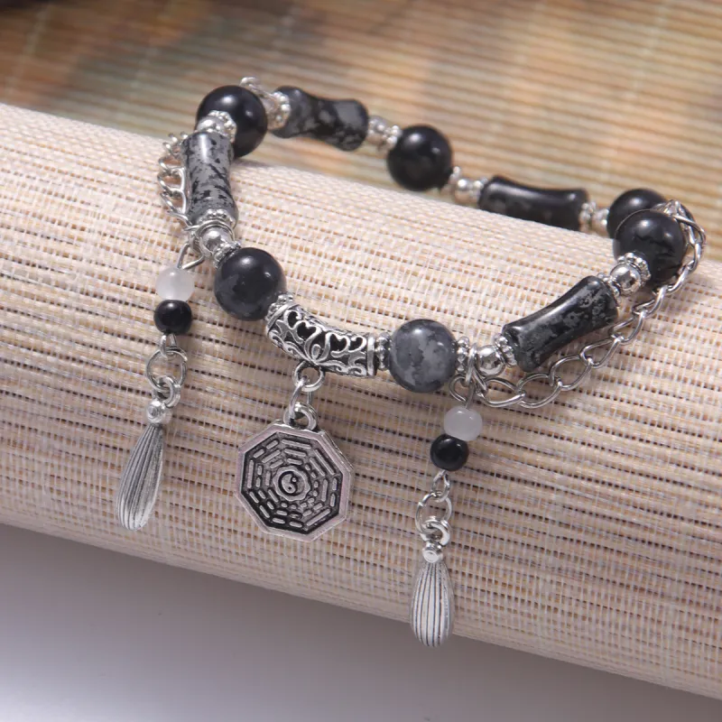 MEOBURLIY Colored Glaze Bracelets Unisex-2