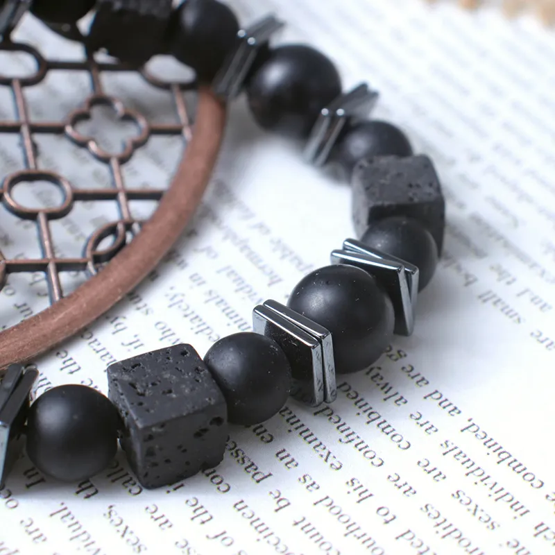 MEOBURLIY Obsidian Bracelets Unisex-6