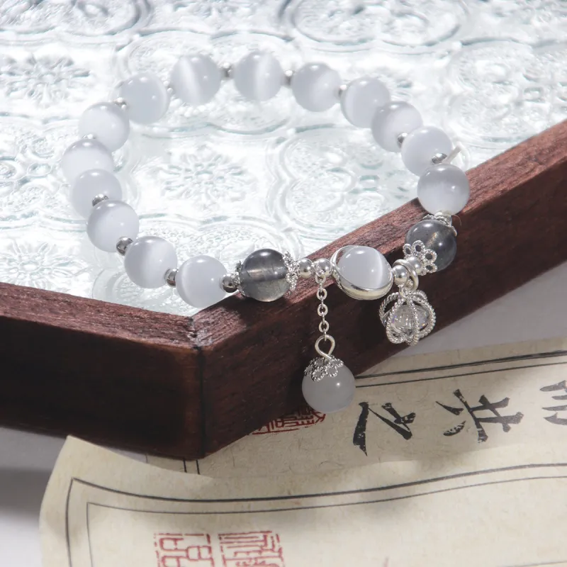 MEOBURLIY Colored Glaze Bracelets Women's-7