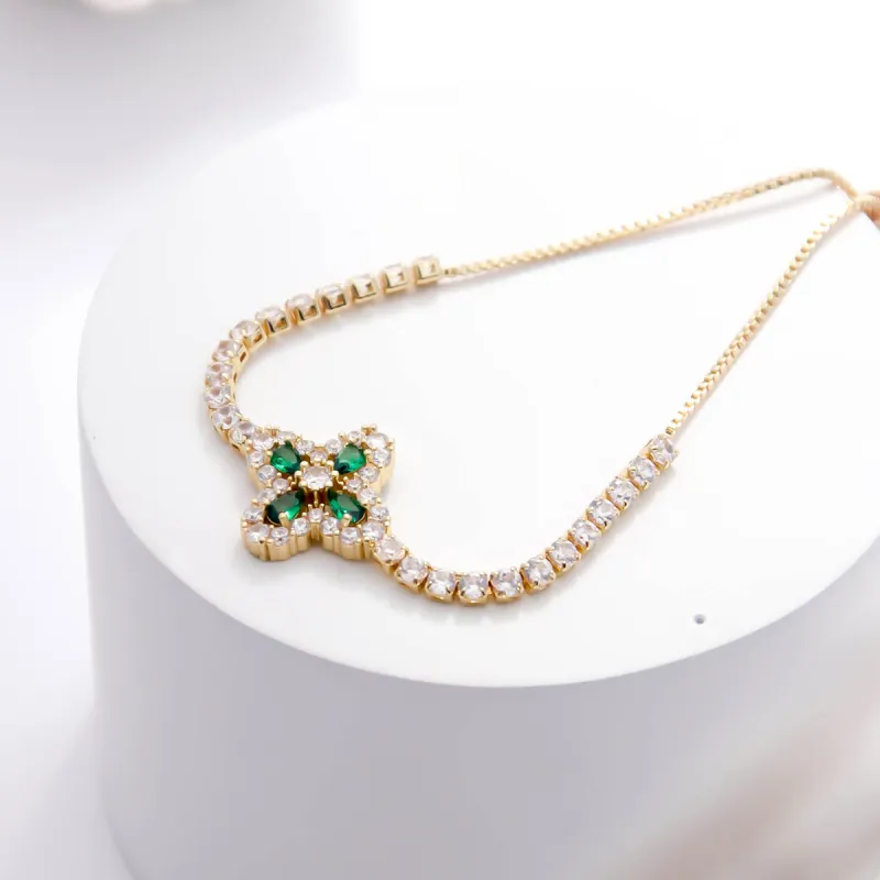 MEOBURLIY Zircon Bracelets Women's-6