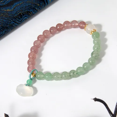 MEOBURLIY Colored Glaze Bracelets Women's