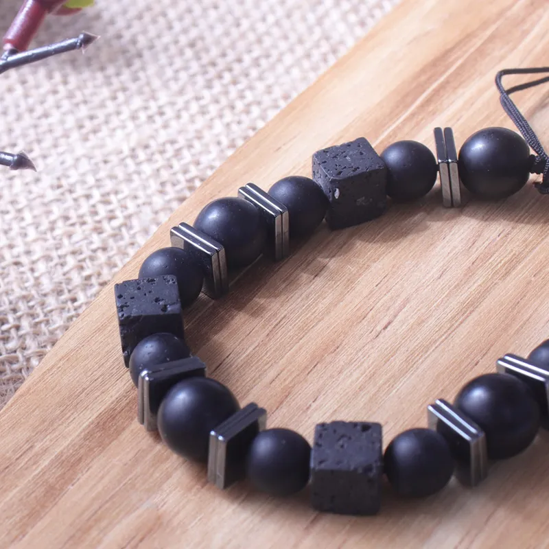 MEOBURLIY Obsidian Bracelets Unisex-2
