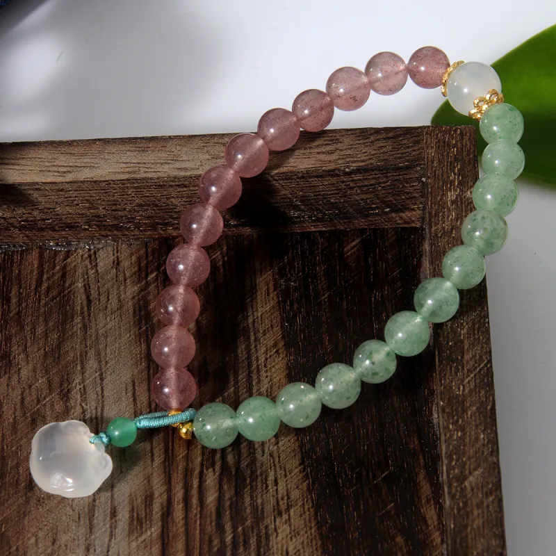 MEOBURLIY Colored Glaze Bracelets Women's-3