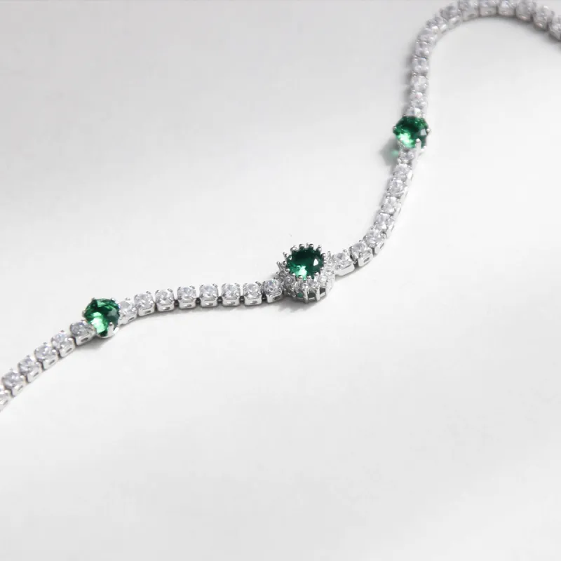 MEOBURLIY Zircon Bracelets Women's-4
