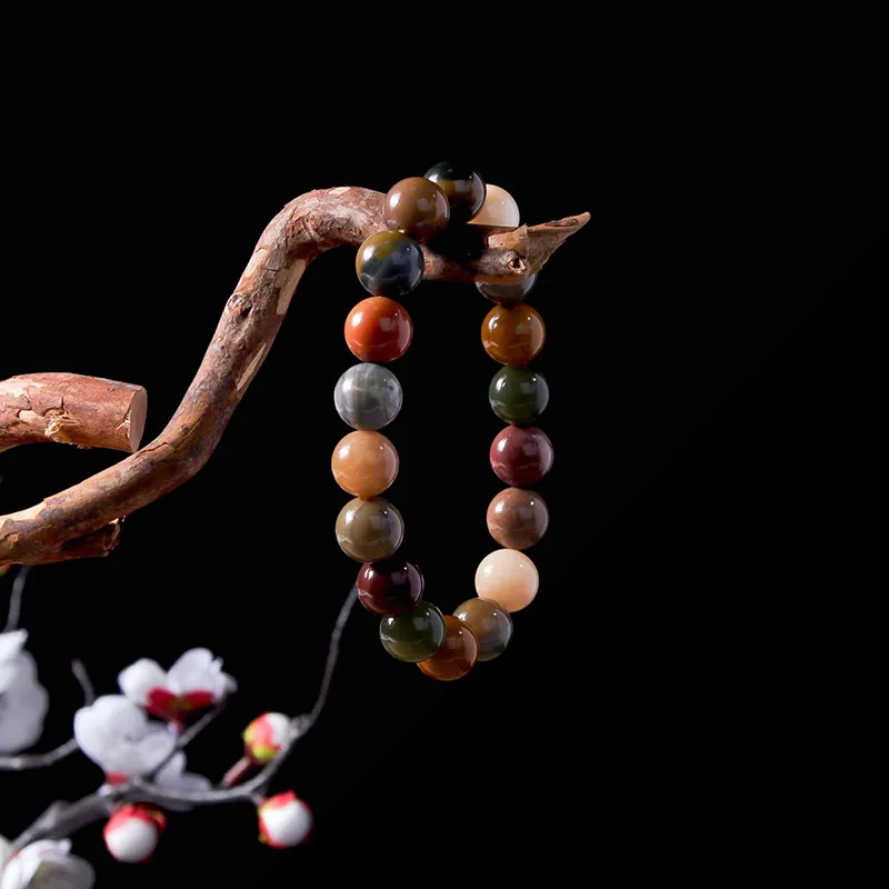 MEOBURLIY Colored Glaze Bracelets Unisex-2