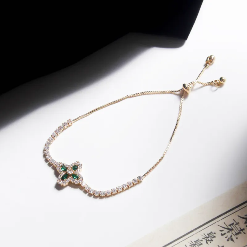 MEOBURLIY Zircon Bracelets Women's-3