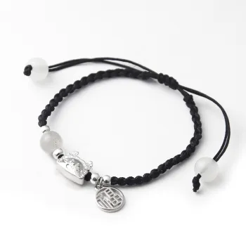 MEOBURLIY 925 Sterling Silver Bracelets Unisex