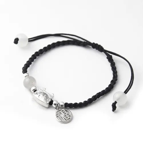 MEOBURLIY 925 Sterling Silver Bracelets Unisex