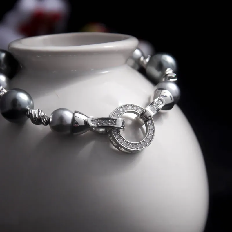 MEOBURLIY Faux Pearl Bracelets Women's-6