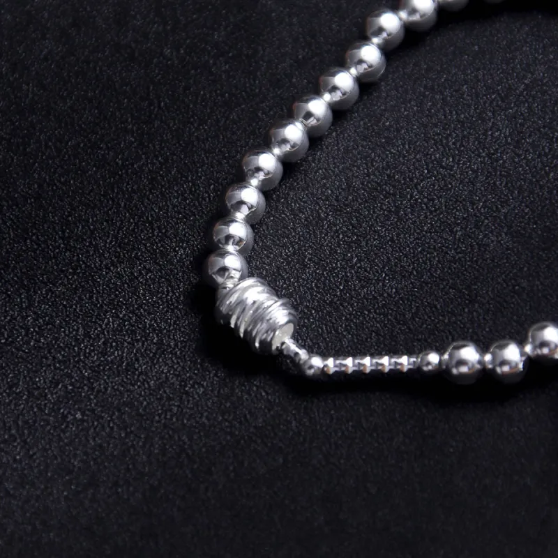 MEOBURLIY S925 Silver Bracelets Women's-5