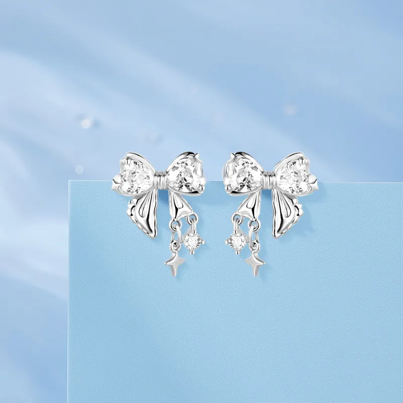 MEOBURLIY 999 Fine Silver Stud Earrings Unisex-2