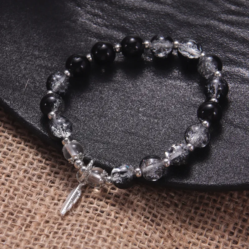 MEOBURLIY Colored Glaze Bracelets Unisex-4