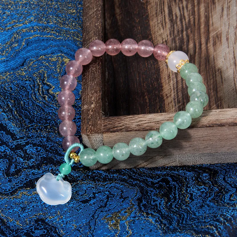 MEOBURLIY Colored Glaze Bracelets Women's-2