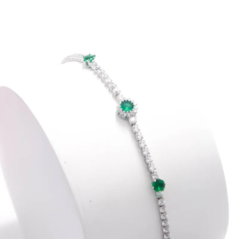 MEOBURLIY Zircon Bracelets Women's-6