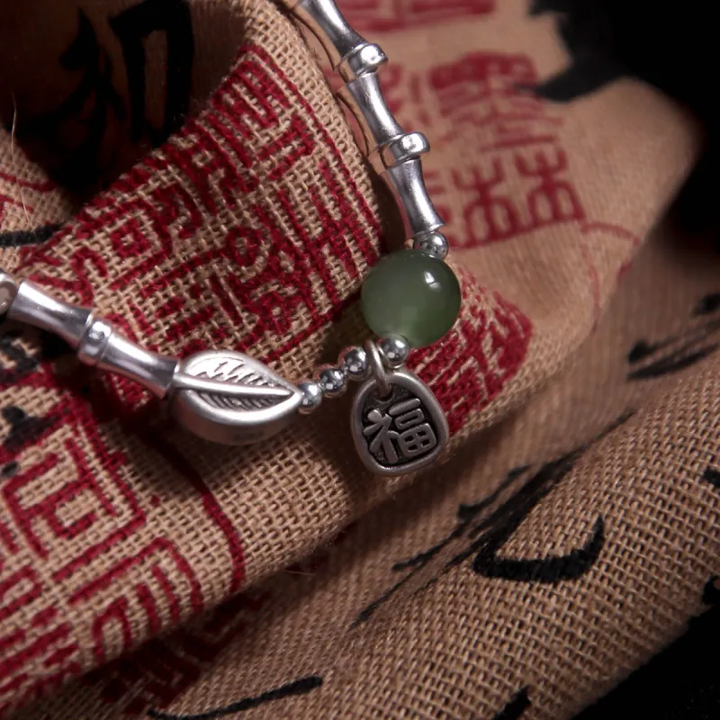 MEOBURLIY S925 Silver Bracelets Unisex-6