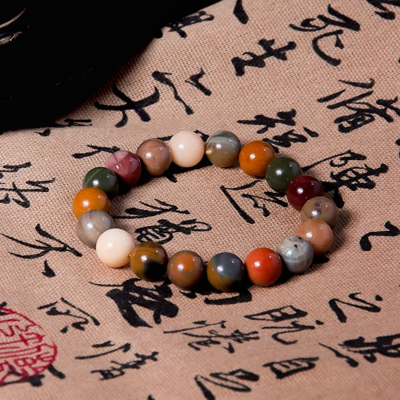 MEOBURLIY Colored Glaze Bracelets Unisex-1