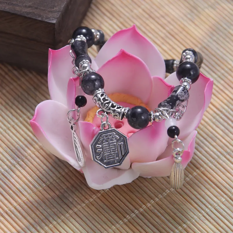 MEOBURLIY Colored Glaze Bracelets Unisex-3