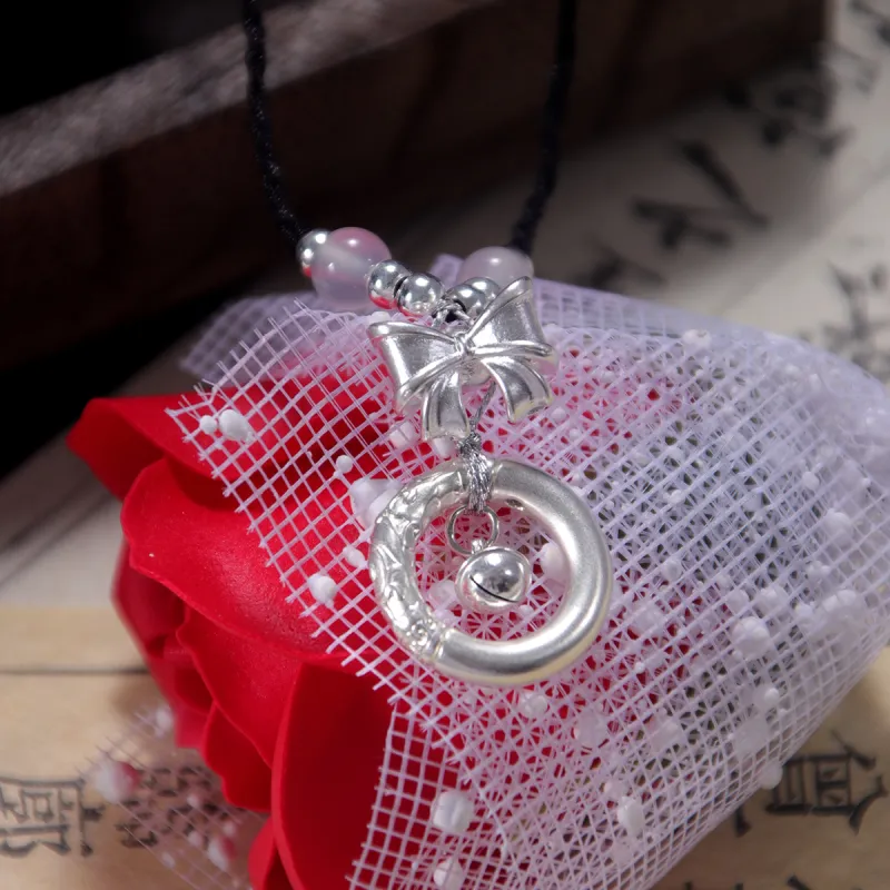 MEOBURLIY 925 Sterling Silver Necklaces Women's-3