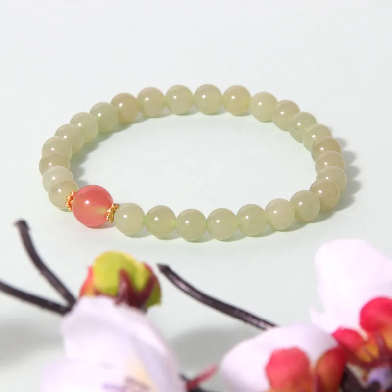 MEOBURLIY Colored Glaze Jade Bracelets Women's-2