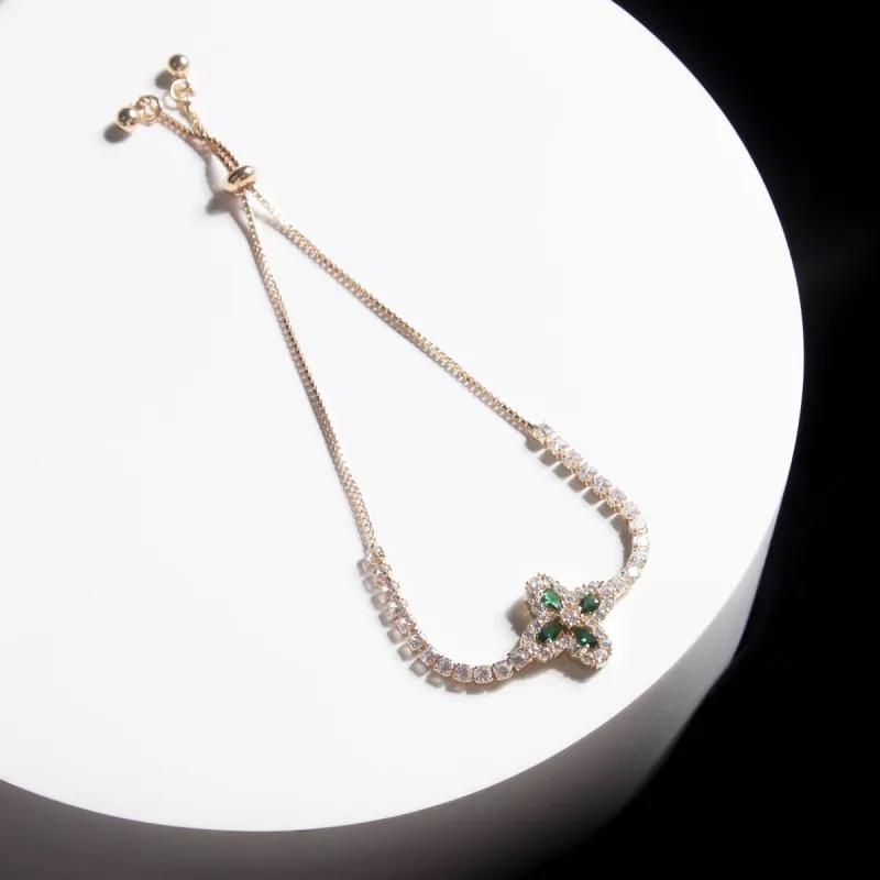 MEOBURLIY Zircon Bracelets Women's-4