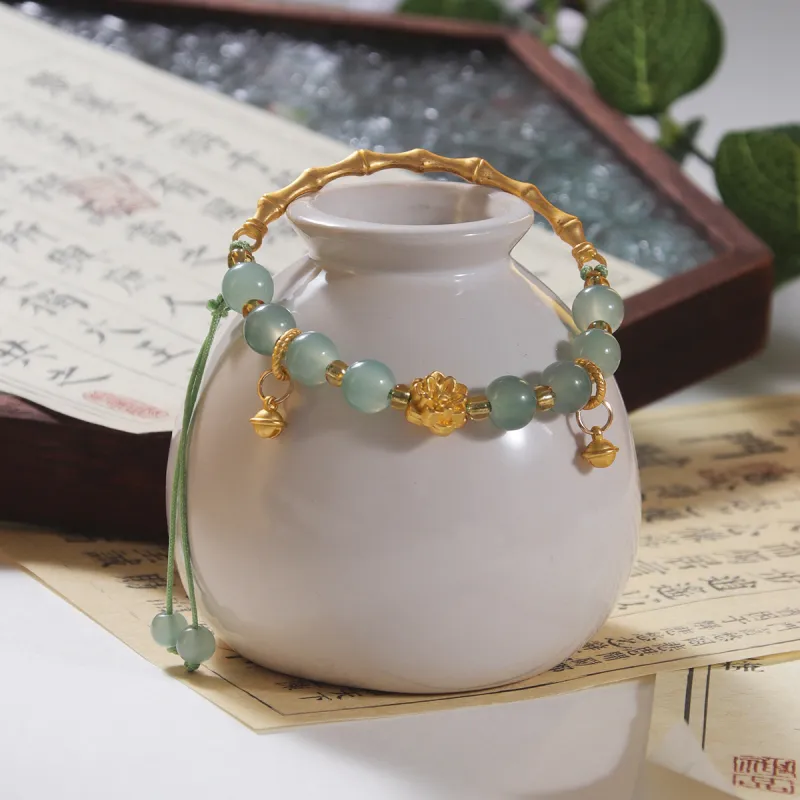 MEOBURLIY Colored Glaze Bracelets Women's-4
