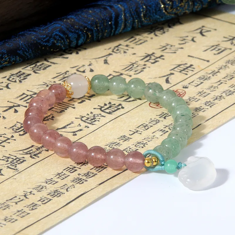 MEOBURLIY Colored Glaze Bracelets Women's-4