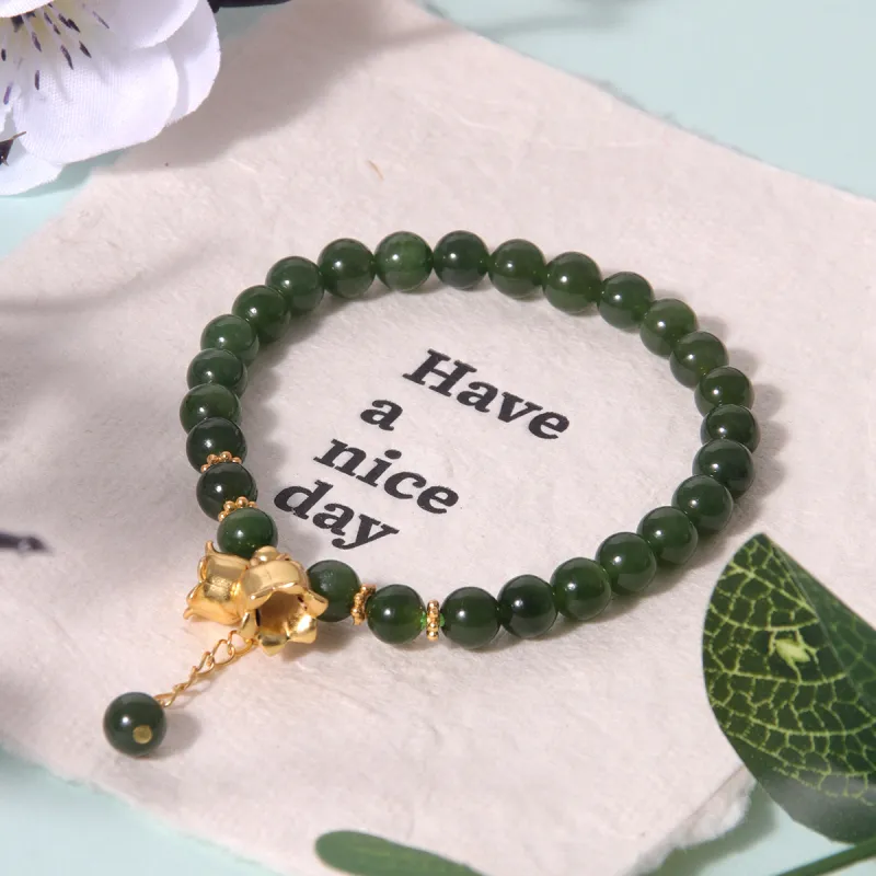 MEOBURLIY Colored Glaze Bracelets Women's-2