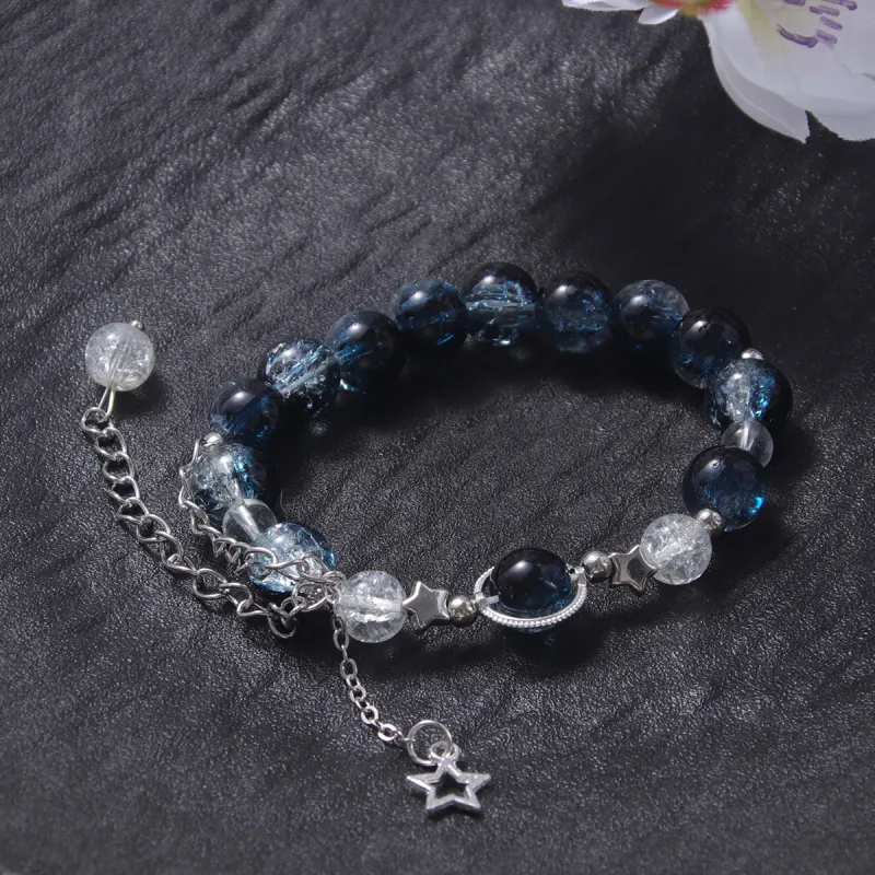 MEOBURLIY Colored Glaze Bracelets Women's-3