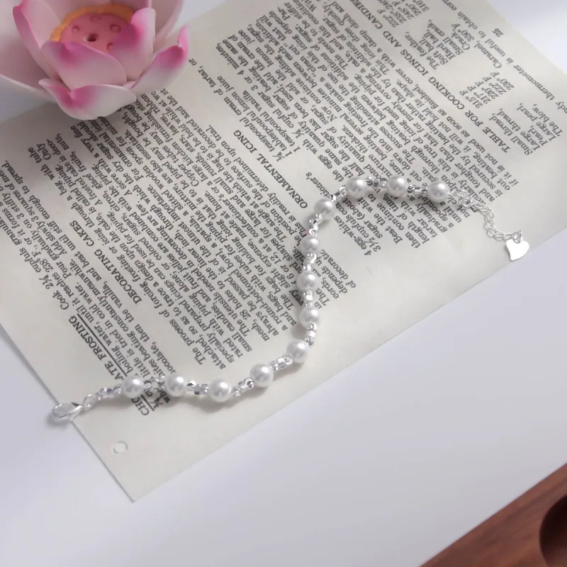 MEOBURLIY Pearl Bracelets Women's-3