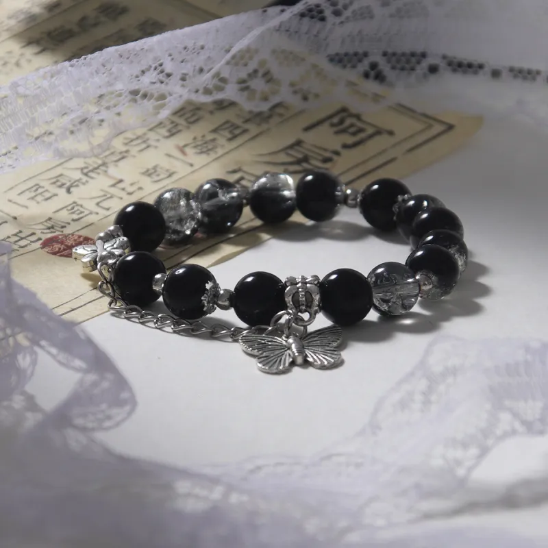 MEOBURLIY Colored Glaze Bracelets Unisex-3