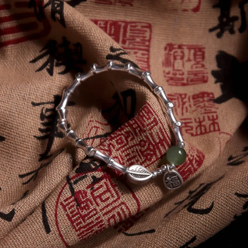 MEOBURLIY S925 Silver Bracelets Unisex-5
