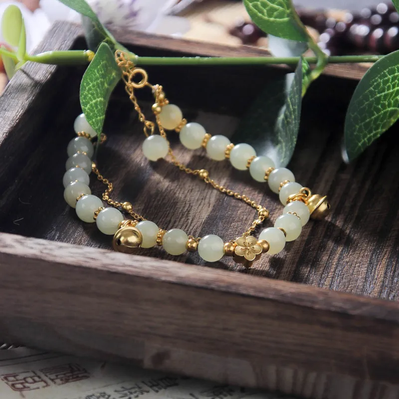MEOBURLIY Colored Glaze Bracelets Women's-6