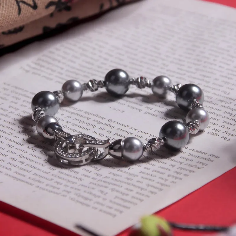 MEOBURLIY Faux Pearl Bracelets Women's-2