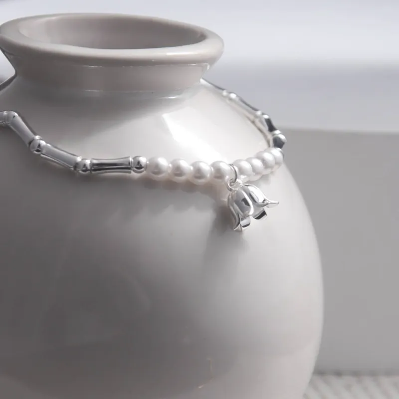 MEOBURLIY S925 Silver Bracelets Women's-6