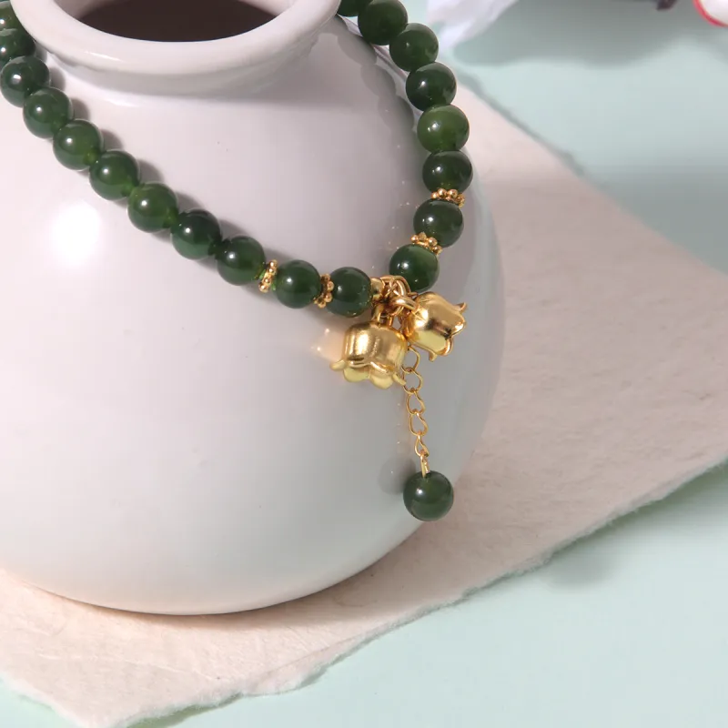MEOBURLIY Colored Glaze Bracelets Women's-6
