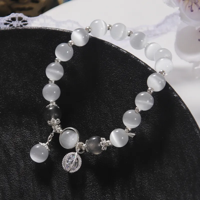 MEOBURLIY Colored Glaze Bracelets Women's-4