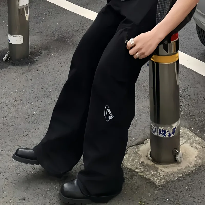 PEDLOR Cargo Pants Unisex Black-3
