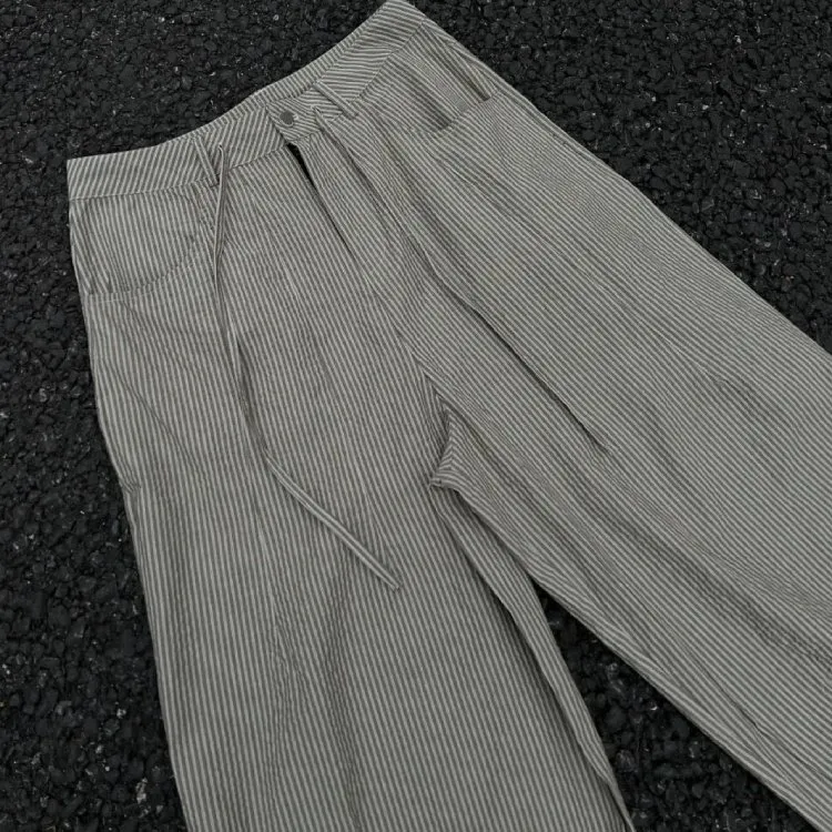 PEDLOR Casual Pants Unisex Gray Green-3