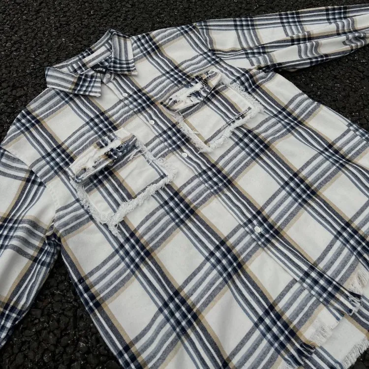 PEDLOR Shirts Men Black White-3