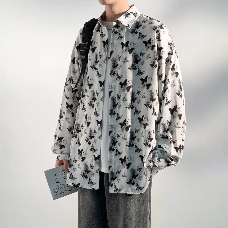 Kastinger Shirt Unisex Ink Wash Butterfly-3